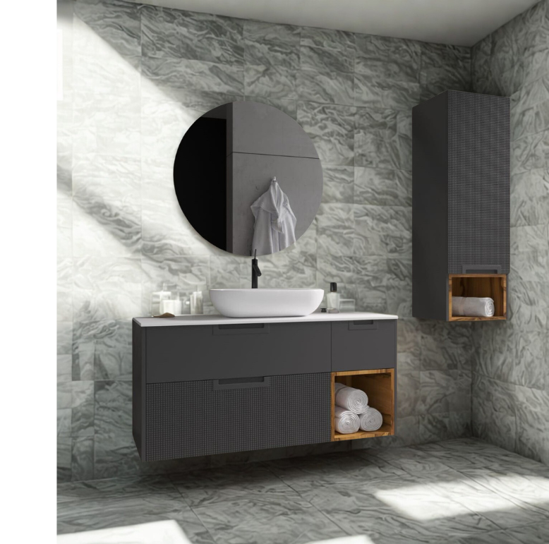 ארון אמבט תלוי דגם יהל גודל 100