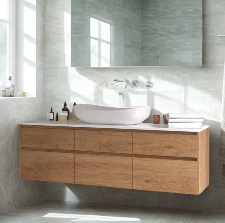 ארון אמבט תלוי ברי אלון מבוקע