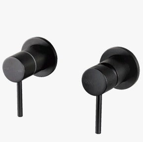 אינטרפוץ 4 דרך אנכי פלטינום בעל בורר סיבובי בגימור שחור מט