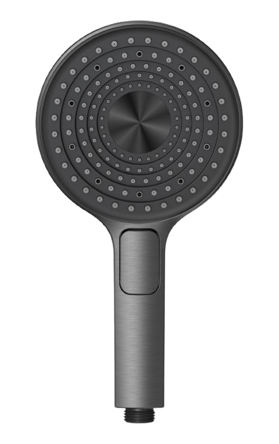 מדורג סט רחצה הכולל מזלף 3 מצבים, צינור ונקודת מים עם מתלה צבע גרפיט מט