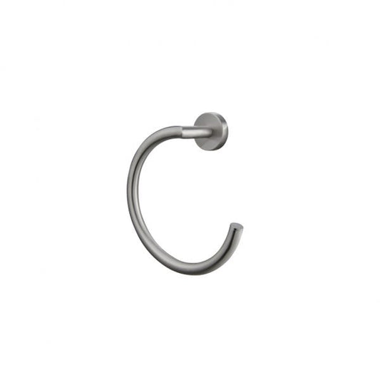 טבעת פתוחה למגבת צבע ניקל מוברש DI