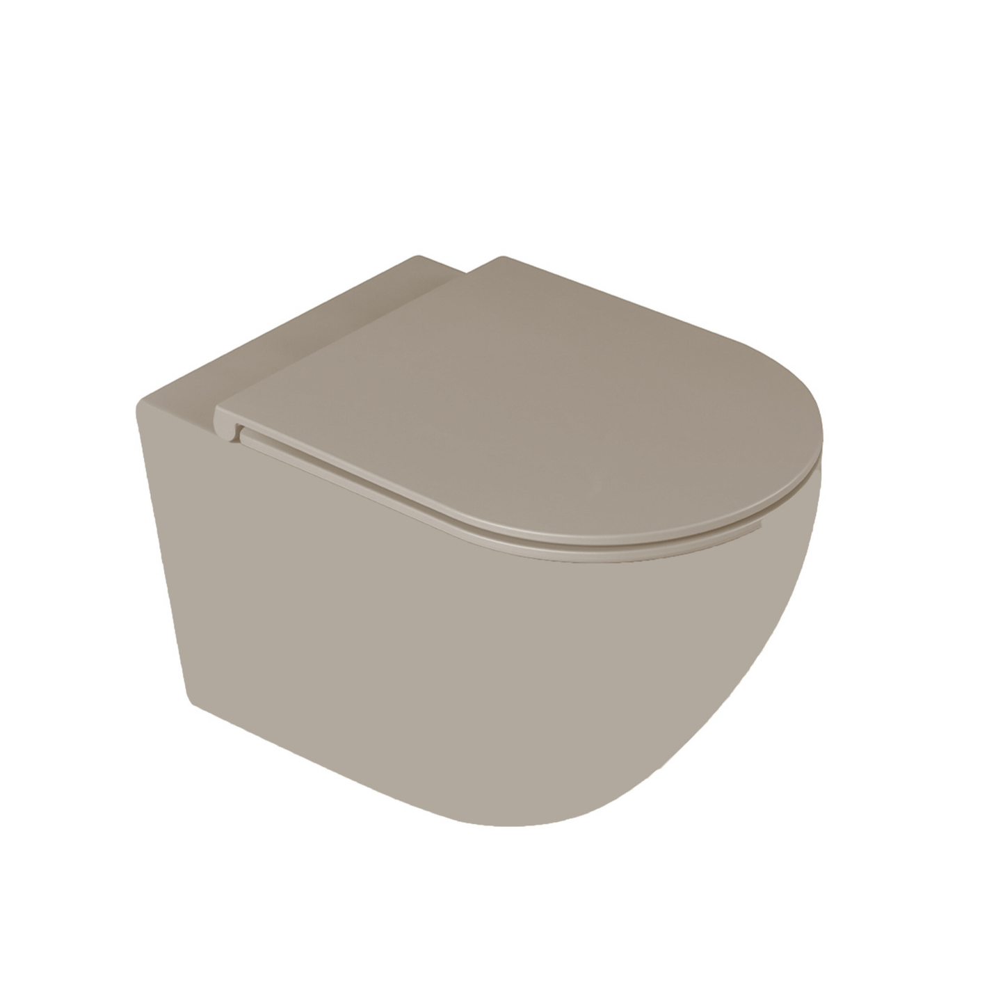 אסלה תלויה דגם COLOR צבע קפוצ'ינו מט SB