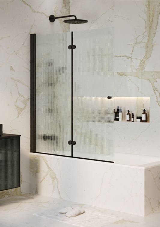 אמבטיון מג'יק פרזול שחור זכוכית פליסה 120 ס"מ NG