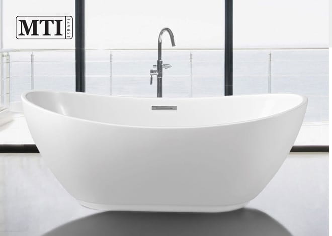 MTI-406 168X74X66 אמבטיה אובלית Free Standing