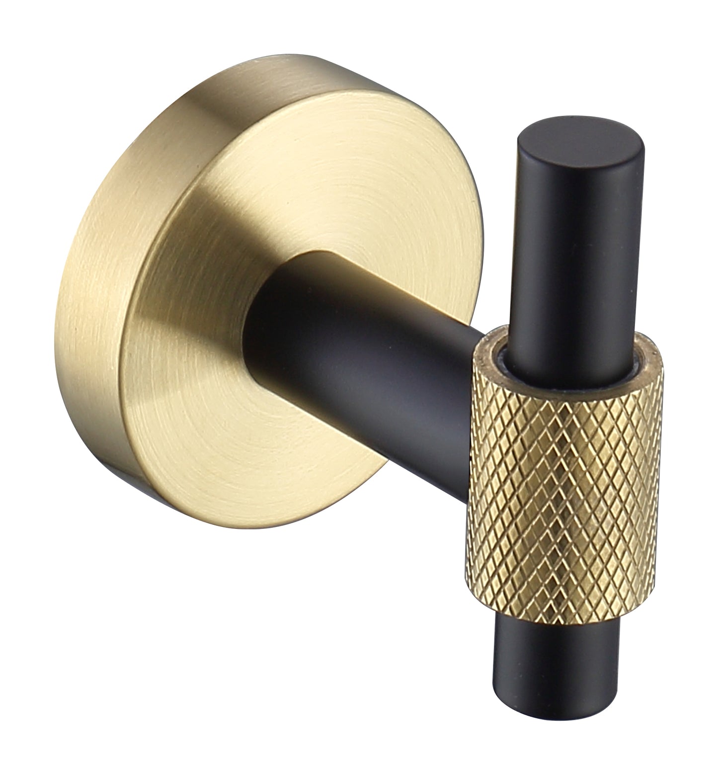 מתלה בודד זהב מט ושחור מט דגם שוהם