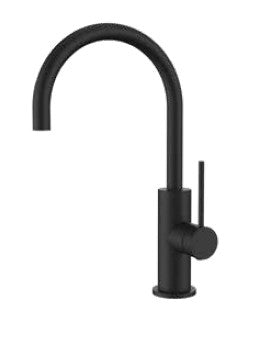 ברז ברבור קצר סדרת VOL316 | שחור מט PE