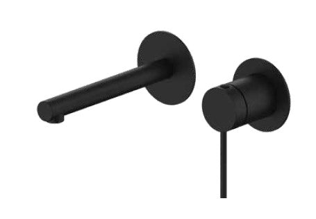 ערכה חיצונית לקיר נסתר פיה 16 ס"מ PE  סדרת VOL316 | שחור מט