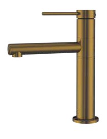 סדרת VOL316 | זהב ענתיק PVD PE ברז פרח נמוך פיה מסתובבת