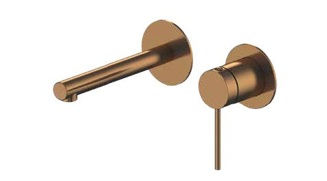 סדרת VOL316 | רוז גולד מוברש PVD PE ערכה חיצונית לקיר נסתר פיה 16 ס"מ