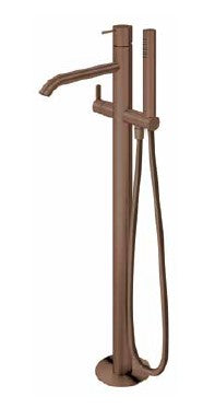 ברז אמבטיה פרי סטנדינג סדרת SUPER INOX SH רוז גולד מוברש