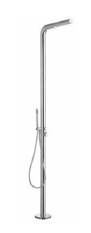 מוט מקלחת לגינה MINIMAL כולל צינור ומזלף PE