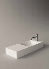 כיור רחצה מונח/תלוי מלבני 75*27 עם חור לברז סדרת SPY SH