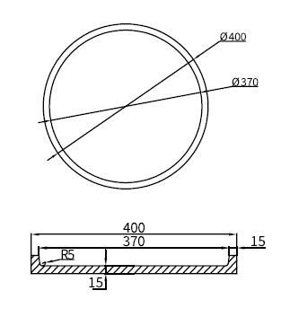 סט קונסולה- כיור עגול + מגש בטון+ רגליים כחול רויאל PE