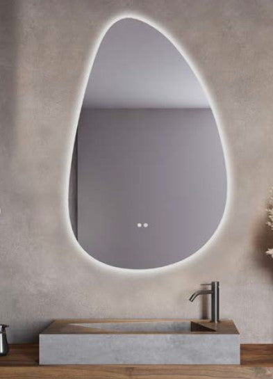 מראת לד אמורפית יוקרתית צורת טיפה D