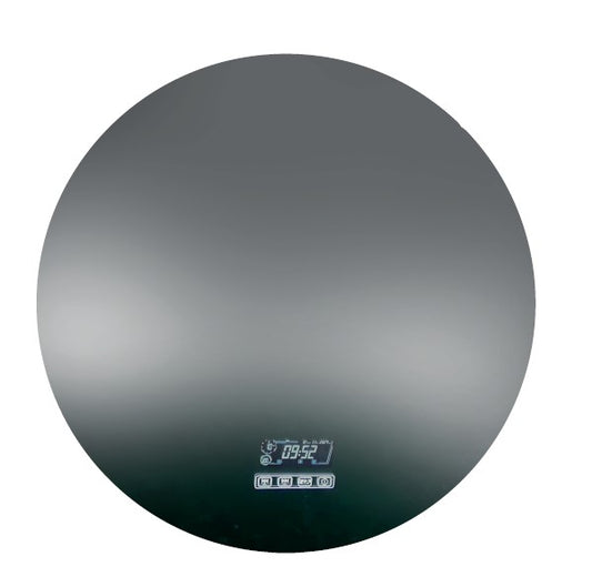 מראת לד אחורית עגולה בשילוב בלוטוס