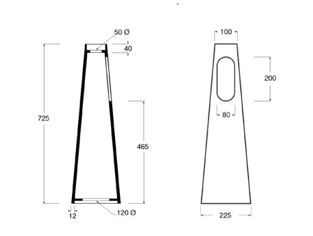 לבן מבריק כיור רחצה מונח עגול 40 ס"מ עם מכסה+רגל