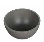 כיור עגול מונח צבע אפור PE