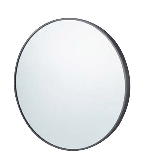 מראה עגולה מסגרת גרפיט קוטר 80 D