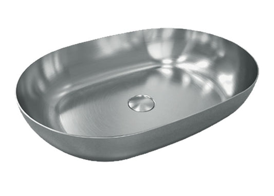 כיור נירוסטה מונח אובלי קונוס