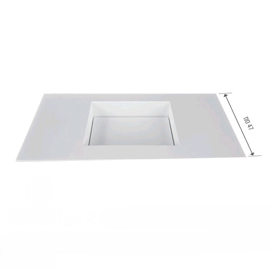 כיור משטח אינטגרלי קוריאן dupont לפי מידה דגם סקוור